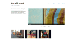 Desktop Screenshot of annebossertart.com